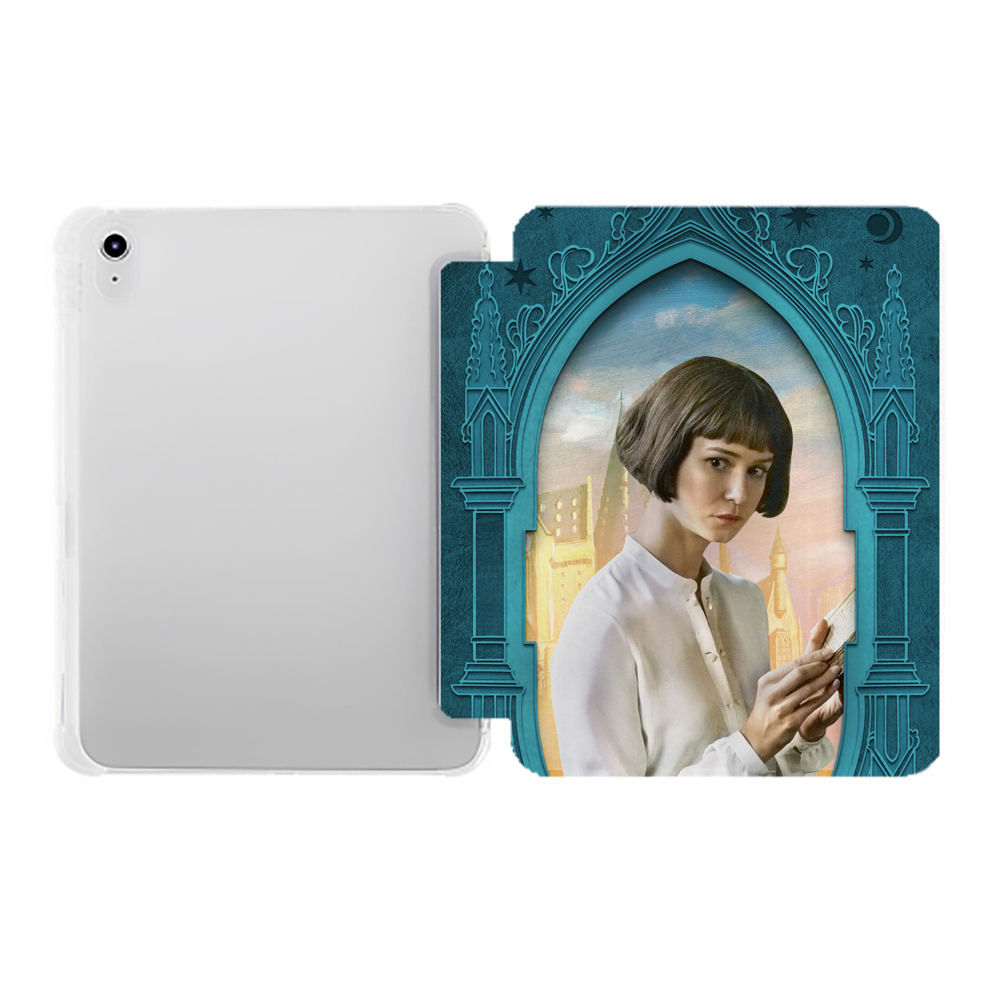 （画像用） Harry Potter ハリー・ポッターシリーズ IPad ケース ペン収納付き 三つ折りスタンド PUレザー×シリコン 対応機種9.5/10.5/10.9インチ